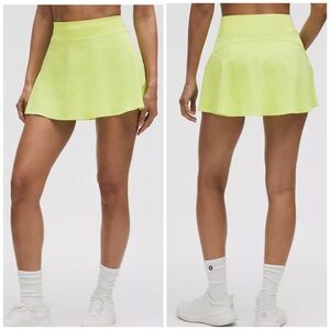 Lululemon Neon Green ‘Sour Grape’ High Rise Tennis Skirt Skort NWOT 2